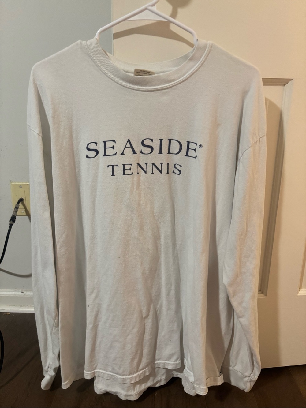 (2) Unisex XXL Tennis Long Sleeve Shirt - White